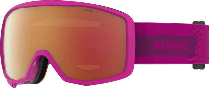ATOMIC goggles JR Count Spherical pink w/red flash C2
