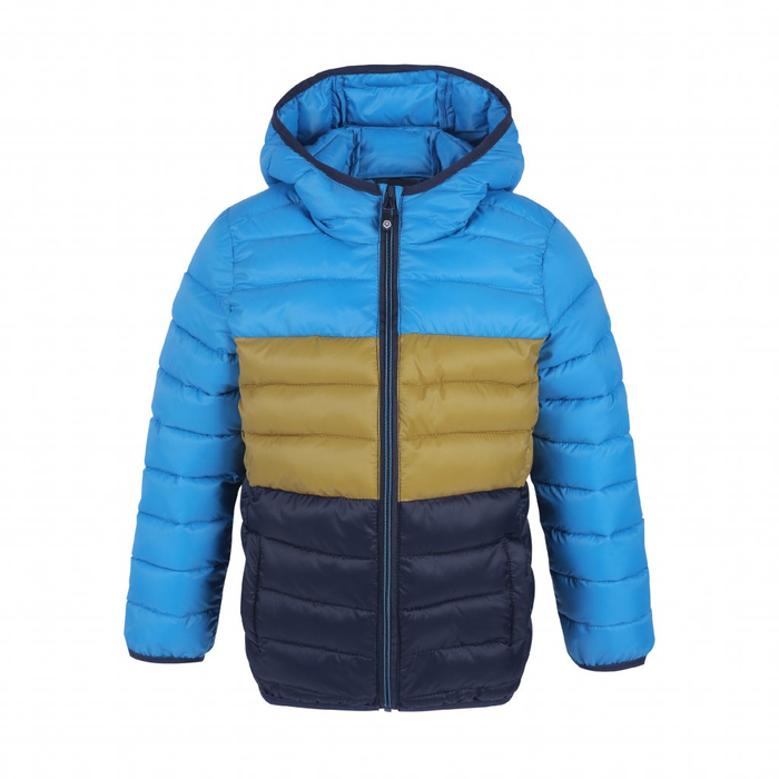 COLOR KIDS winter jacket Quilted w/ Hood Packable blue