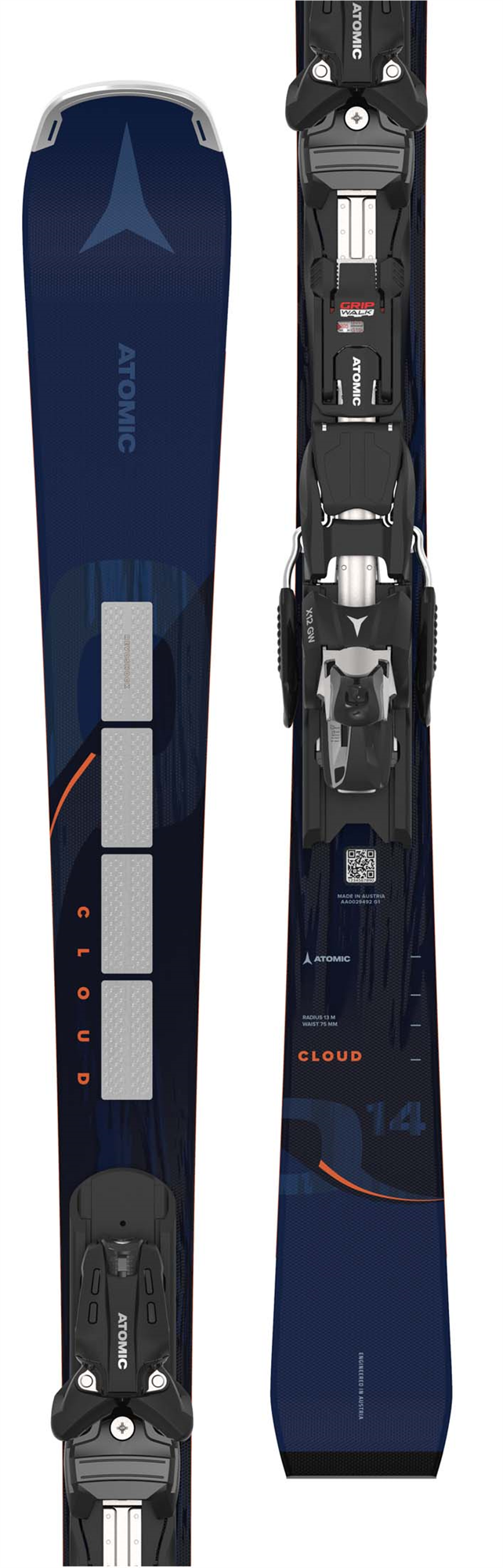 ATOMIC alpina skidor med bindningar Cloud Q14 RVSK S