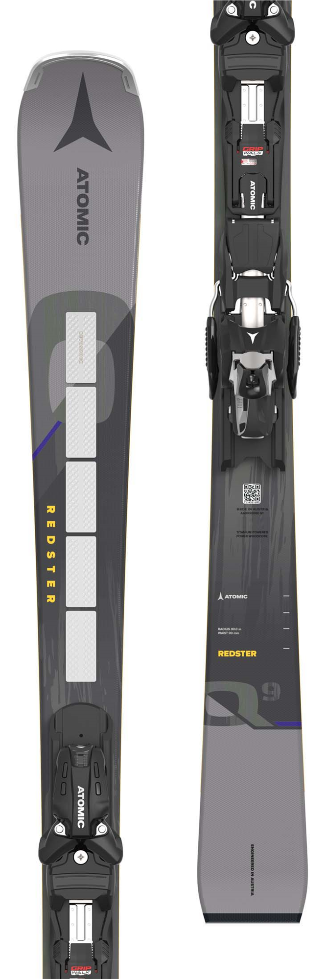 ATOMIC alpina skidor med bindningar Redster Q9 RVSK S