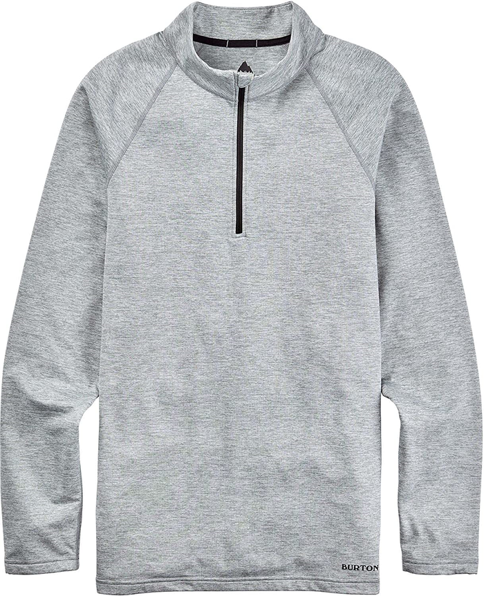 BURTON termotröja HW X 1/4 dragkedja grå