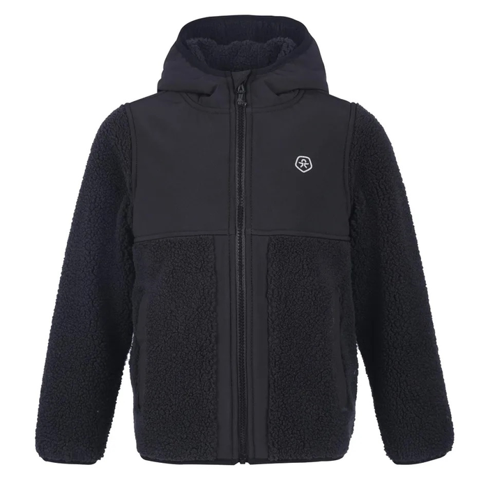 COLOR KIDS jaka Teddy Fleecejacka svart