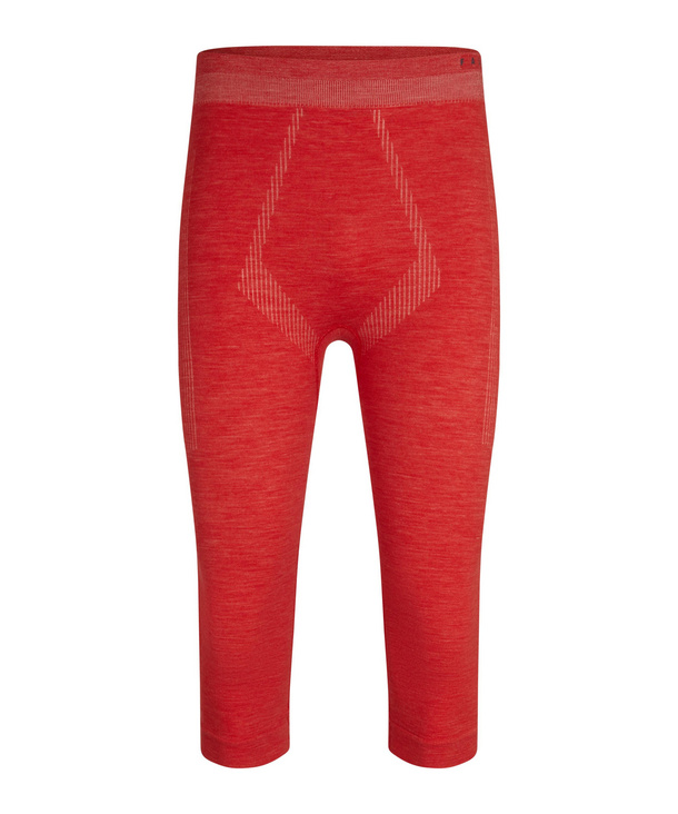 FALKE thermo pants 3/4 Wool Tech Tight red