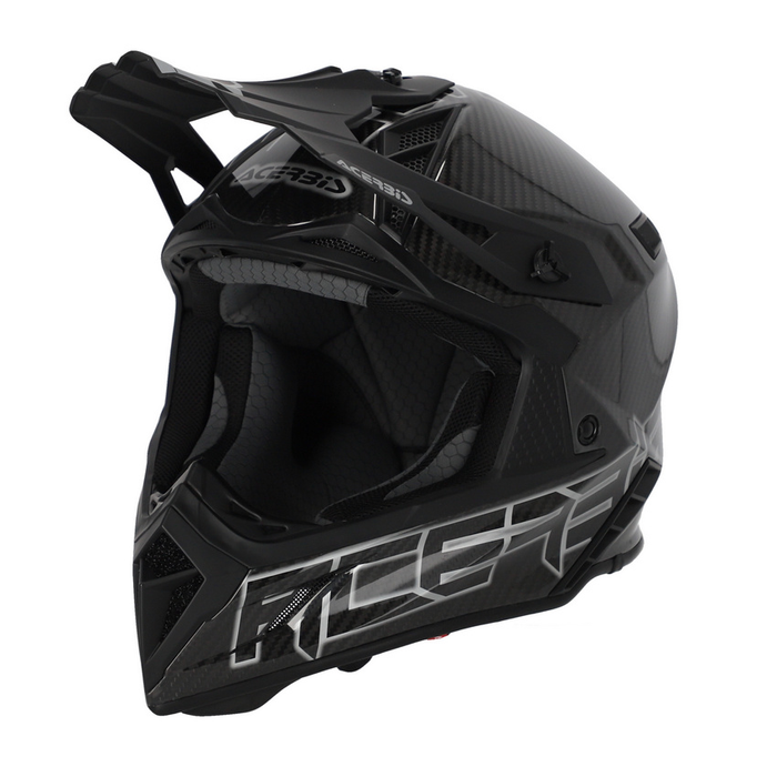 ACERBIS hjälm Impact Steel Carbon 2206 svart/grå