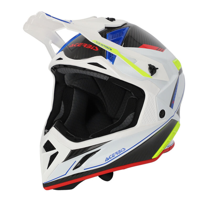 ACERBIS hjälm Impact Steel Carbon 2206 vit/svart