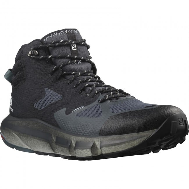 SALOMON shoes Predict Hike Mid GTX  ebony/black/stormy weather