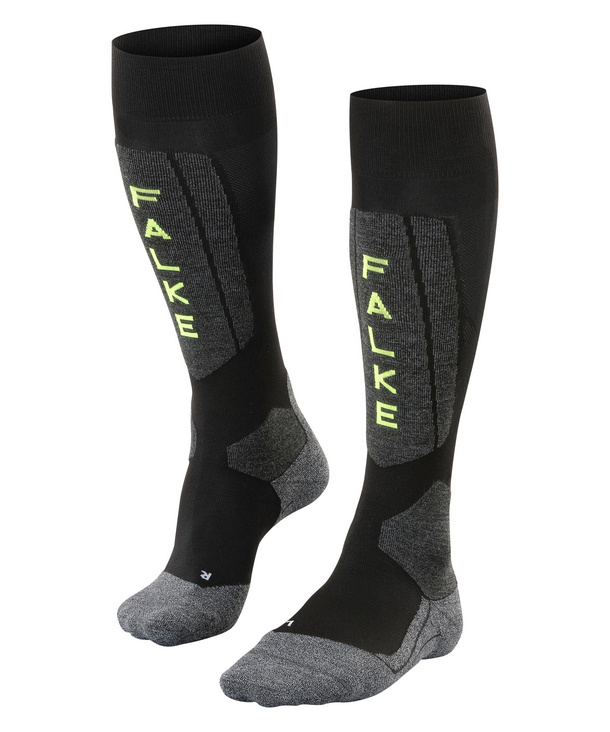 FALKE strumpor SK5 Silk svart/grå/grön