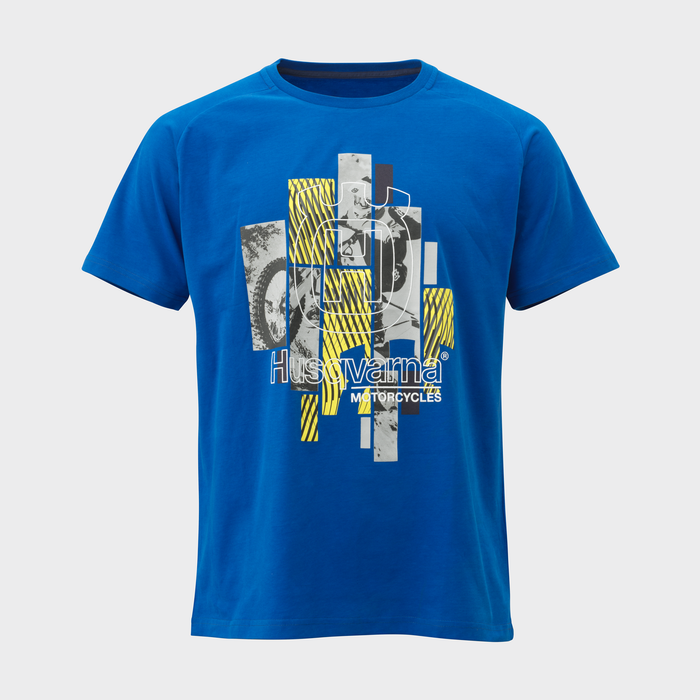HUSQVARNA t-shirt Remote Tee blå