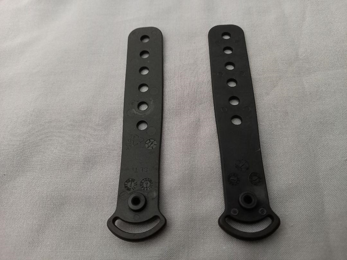 BURTON toe slider black pair