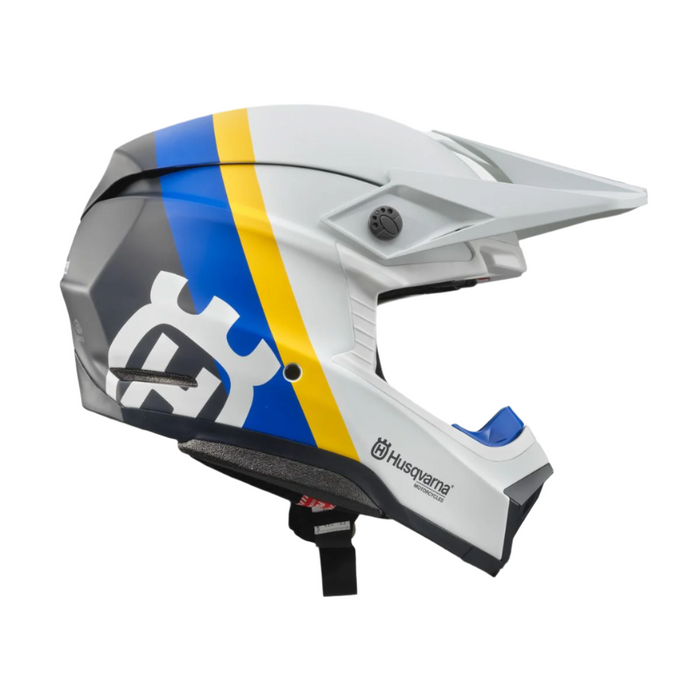 HUSQVARNA Spherical Railed Motorcykel 10 Blå/Gul/Vit