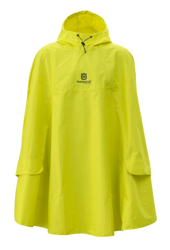 HUSQVARNA regnrock Rain Panche gul