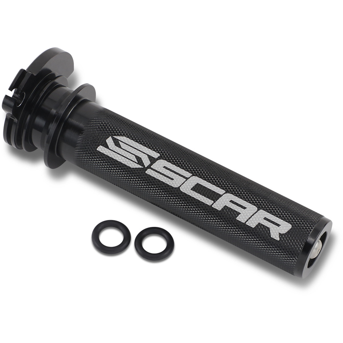 SCAR throttle grip with bearing HUSQVARNA 50/65 '21-'22 black