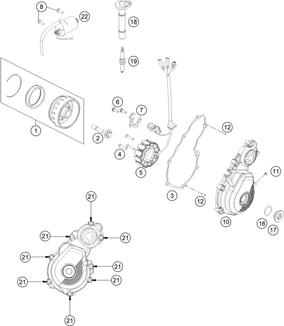 HUSQVARNA Packning för tändningslock FC 250/350 '23-'24