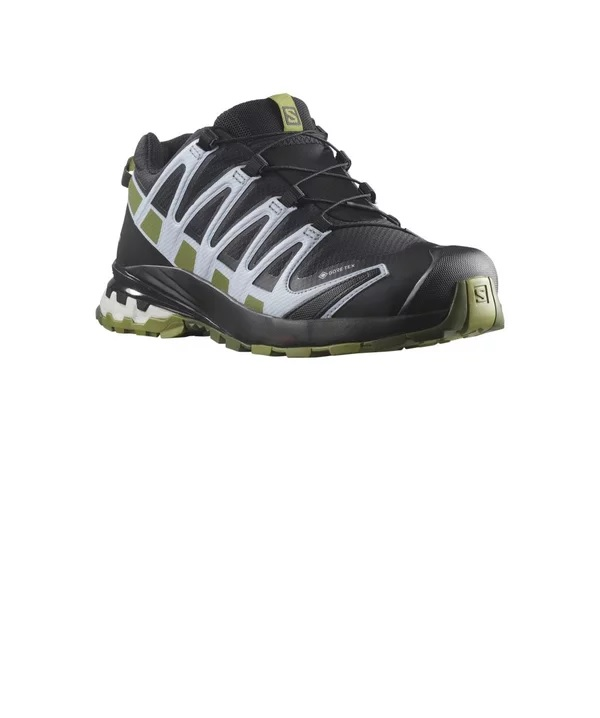 SALOMON skor XA Pro 3D V8 GTX W svart/grön moss/blå zen