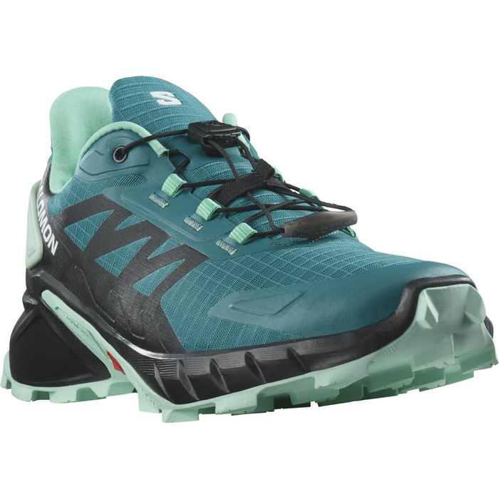SALOMON Supercross 4 W blue/black/green skor