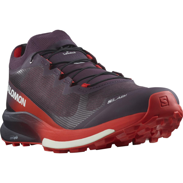 SALOMON shoes S/Lab Ultra 3 V2 plum perfect/fiery red/white