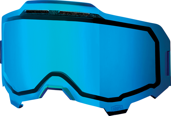 100%  lens Armega Dual blue mirror
