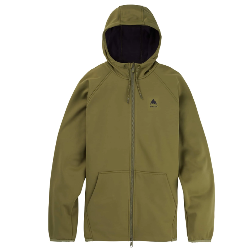 burton-jaka-kids-crown-weatherproof-fz-fleece-olive-green
