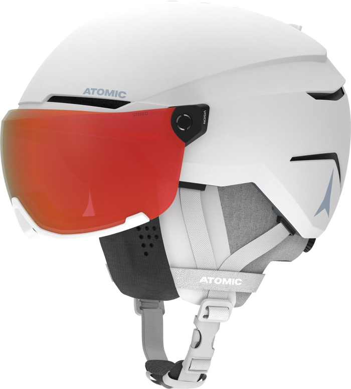 ATOMIC helmet Savor Visor HD white heather w/red ID HD PH C1-3