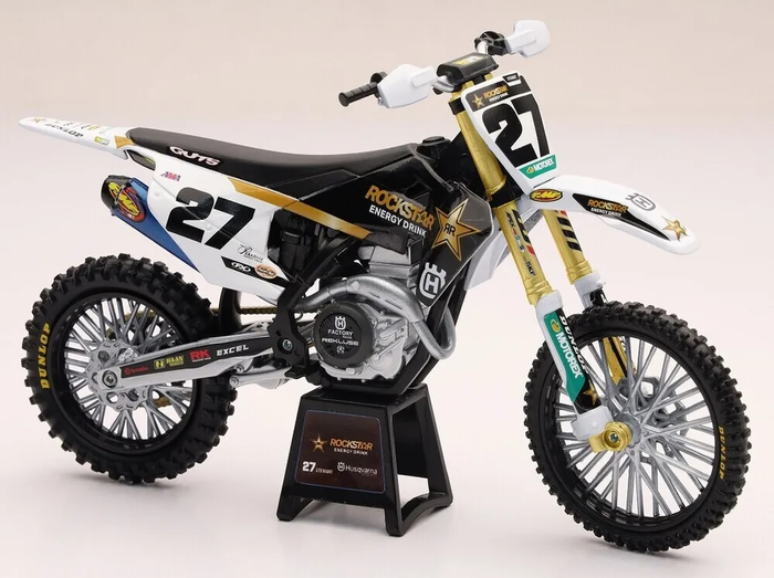 NEW RAY model 1:12 MX FC 450 RS Malcolm Stewart #27