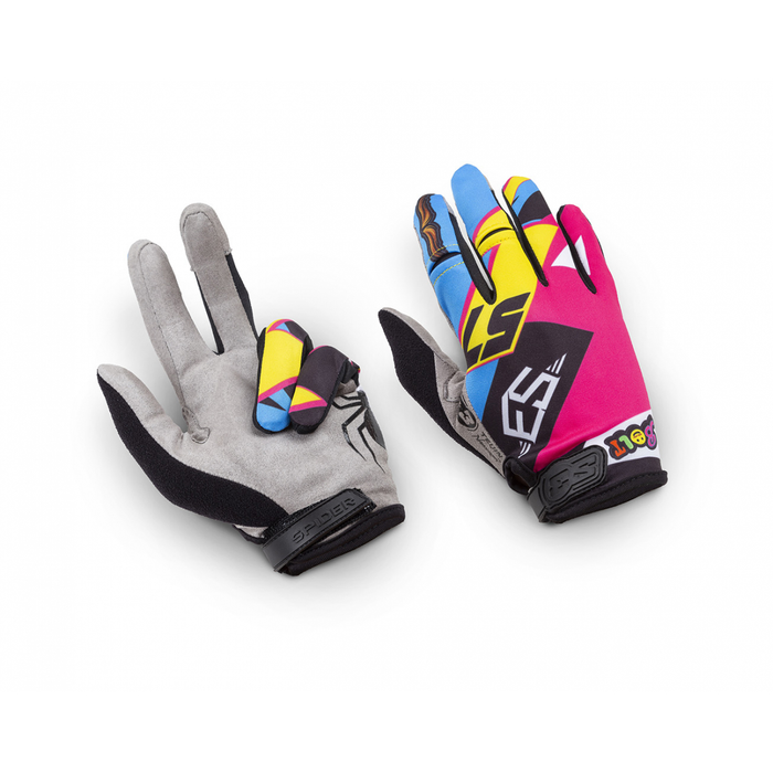 S3 gloves Spider Bily Bolt pink/blue