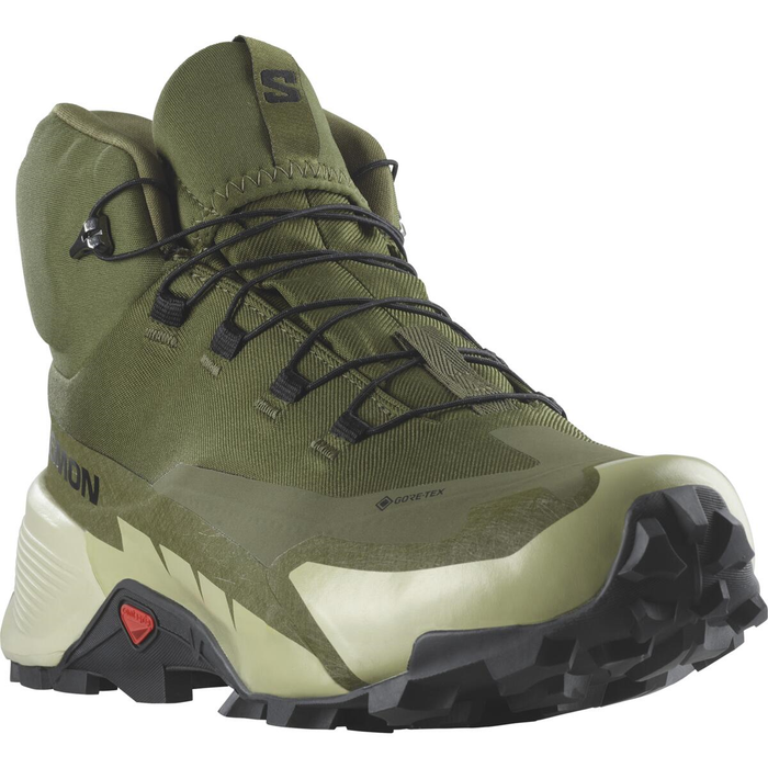 SALOMON Cross Hike Mid GTX 2 camo green/grey skor