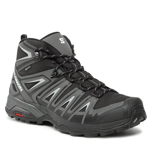 SALOMON shoes X Ultra Pioneer Mid GTX black/magnet/monument