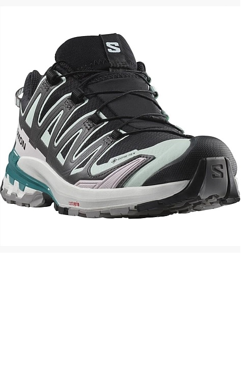 SALOMON shoes XA Pro 3D V9 GTX W black/bleached aqua/harbor blue