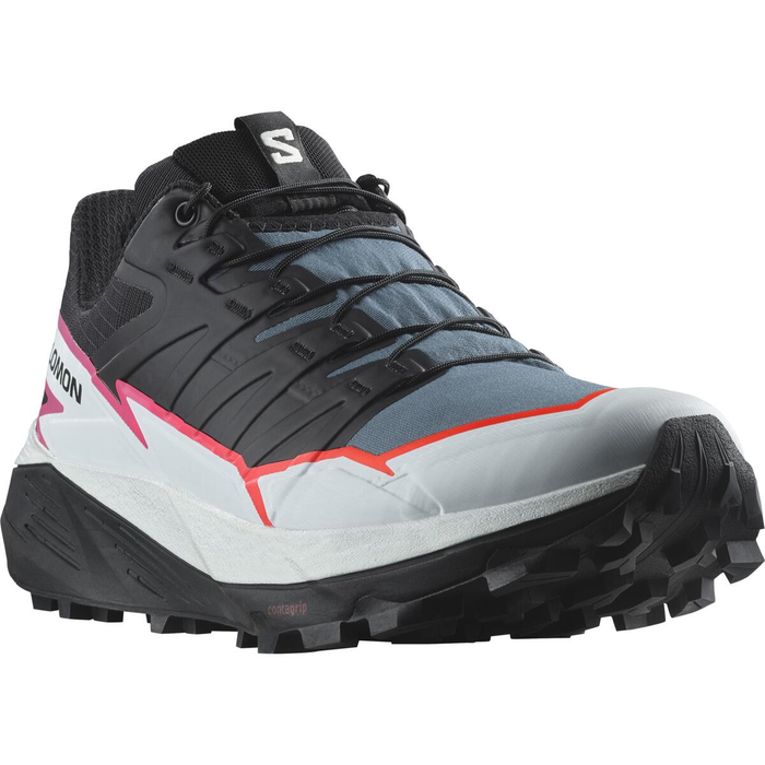 SALOMON shoes Thundercross W black/bering sea/pink glo