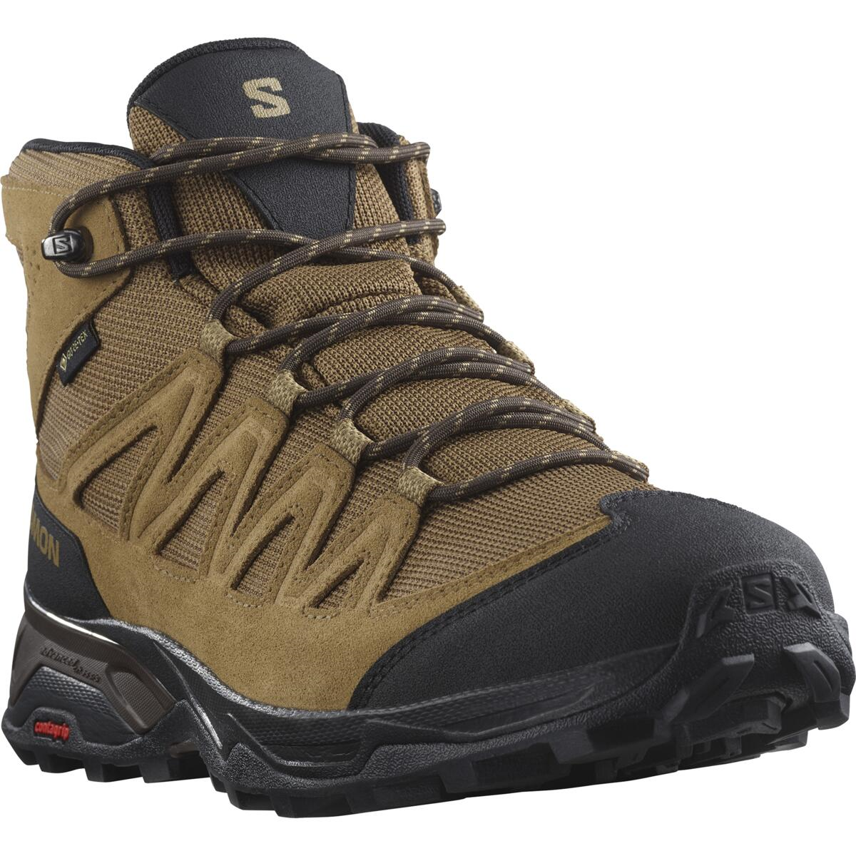 salomon-apavi-x-ward-leather-mid-gtx-brown-black