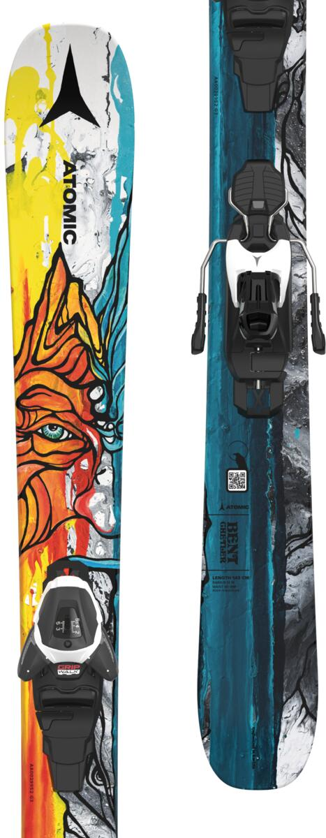 ATOMIC ski set Bent Chetler Mini