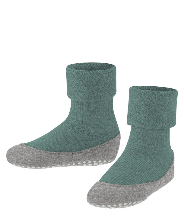 falke-zekes-cosyshoe-teens-kids-house-green-grey