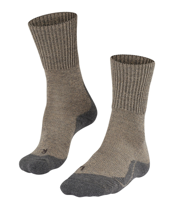 FALKE strumpor TK1 Wool ljusgrå