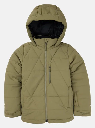 BURTON Kids Spindal 2L green jacka