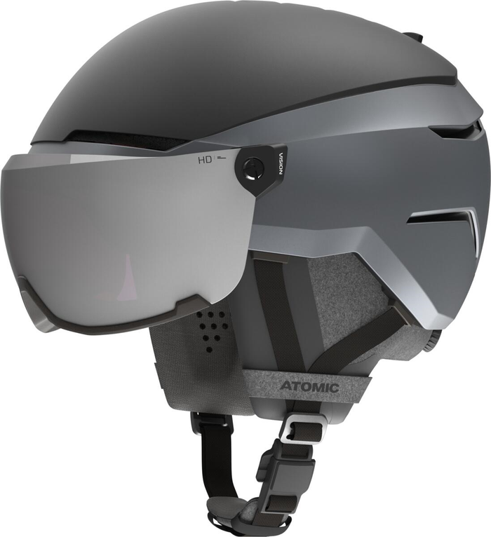 VOLANT hjälm Amid Visir HD PLUS svart med silver HD C2-3