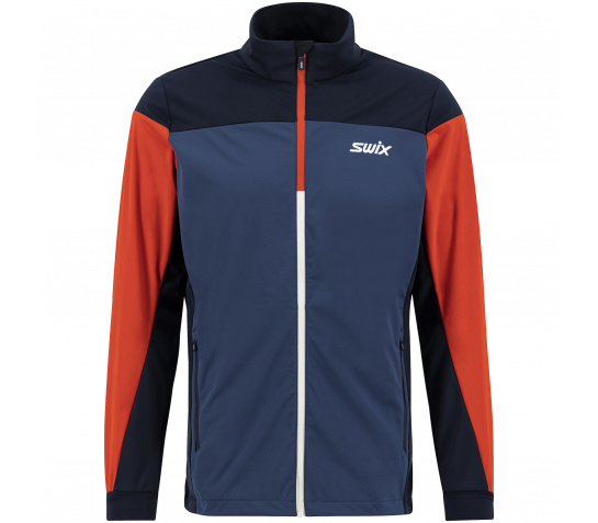 SWIX cross country skiing jacket Cross JKT lake blue