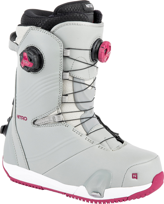 NITRO boots Dynasty Boa Step On iron/wine