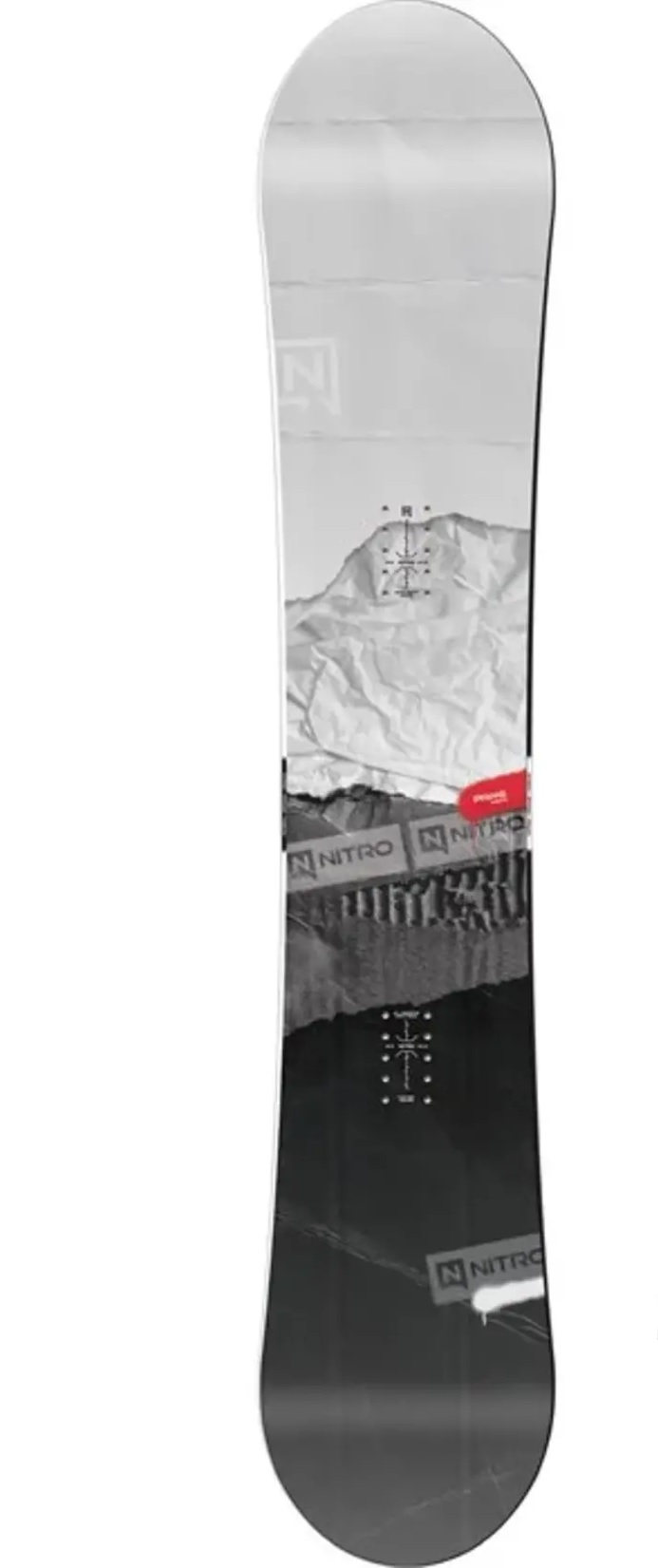 NITRO snowboard Prime Raw Wide Rental