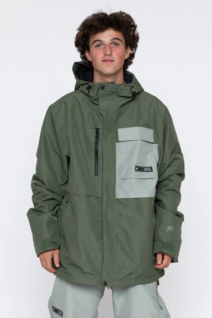 NITRO L1 Rankin dark green/grey jacka