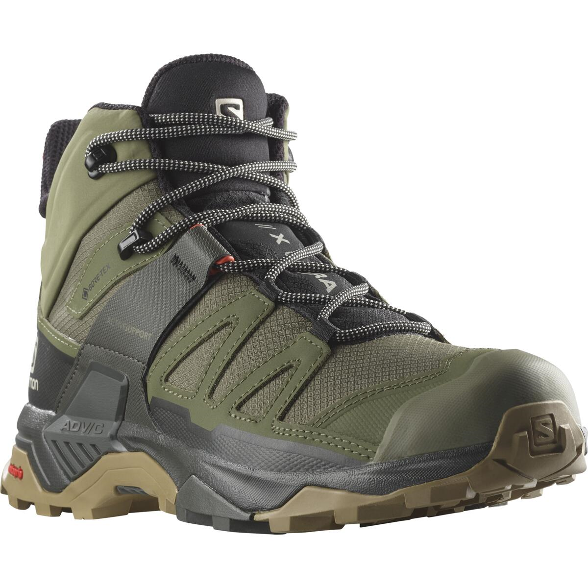 salomon-apavi-x-ultra-4-mid-gtx-dark-green-brown