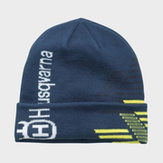husqvarna-cepure-ziemas-team-beanie-blue-yellow