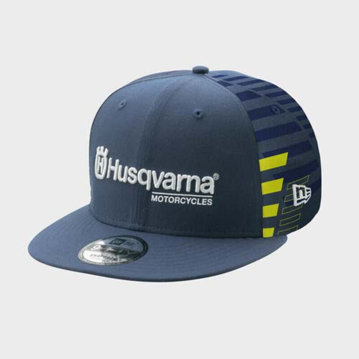 HUSQVARNA Team Flat Cap blue/yellow/white