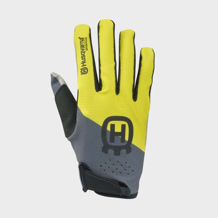 HUSQVARNA handskar MX Authentic grå/gul