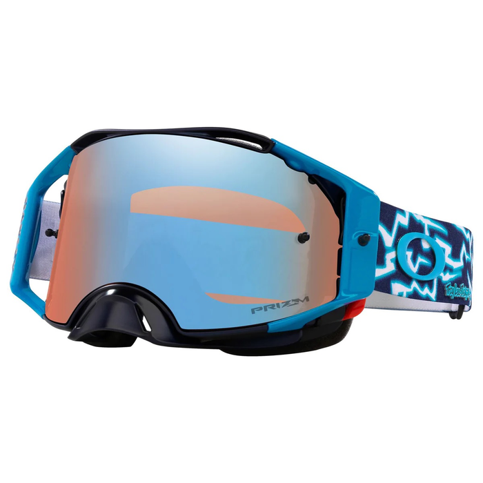 OAKLEY MX-glasögonglasögon Airbrake TLD Blue Lightning med Prizm Saphire