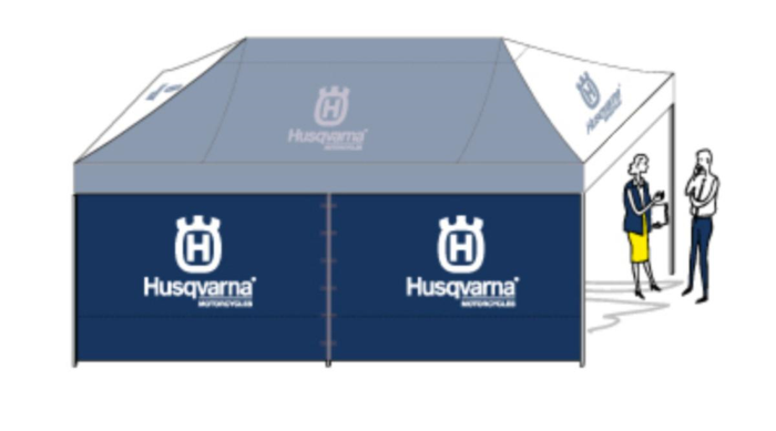 HUSQVARNA Tent side wall 6x3