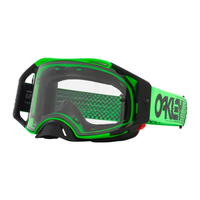 OAKLEY MX-glasögon Airbrake Moto B1B gröna med klara linser