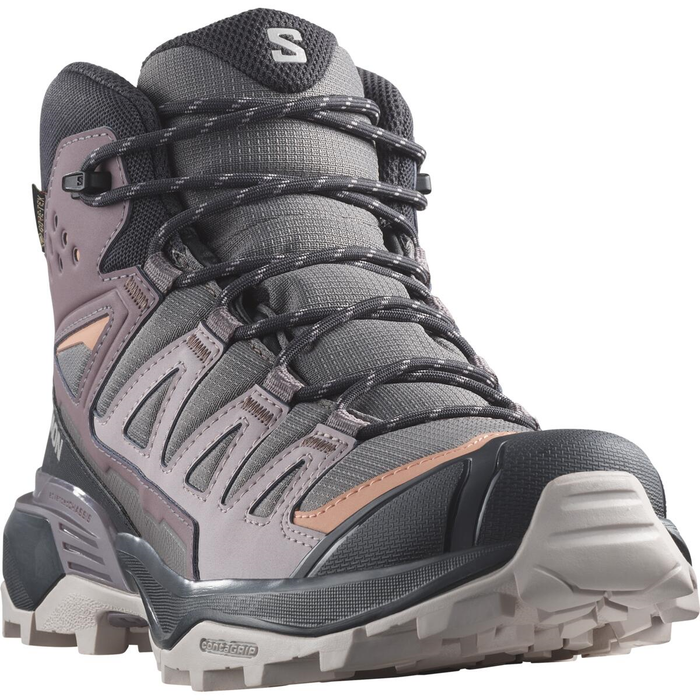 SALOMON shoes X Ultra 360 Mid GTX W plum kitten/[hantom/cork