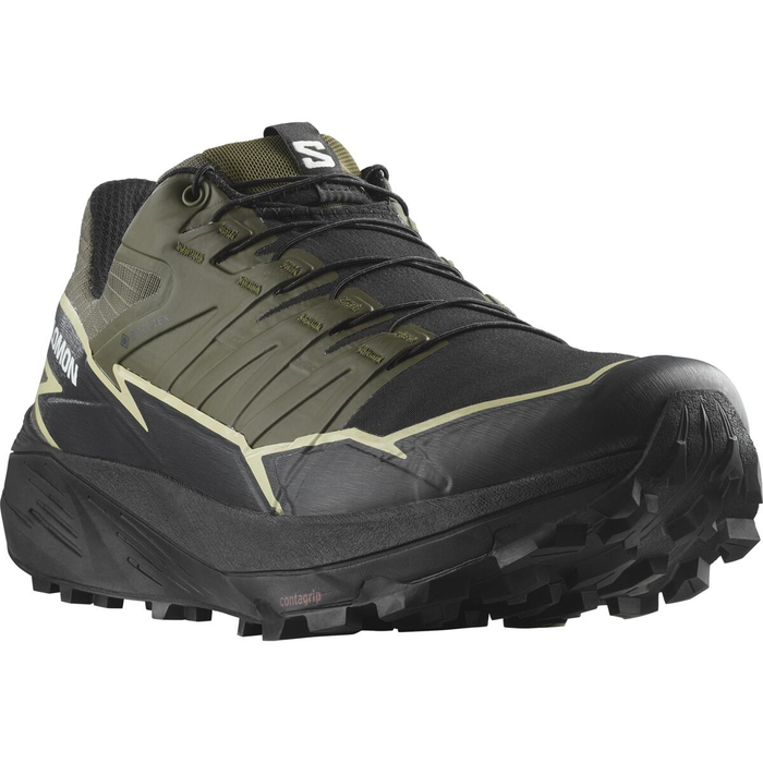 SALOMON shoes Thundercross GTX olive night/black/alfalfa