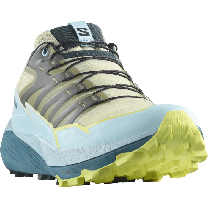 SALOMON shoes Thundercross W alfalfa/tanger turquoise/sunny lime