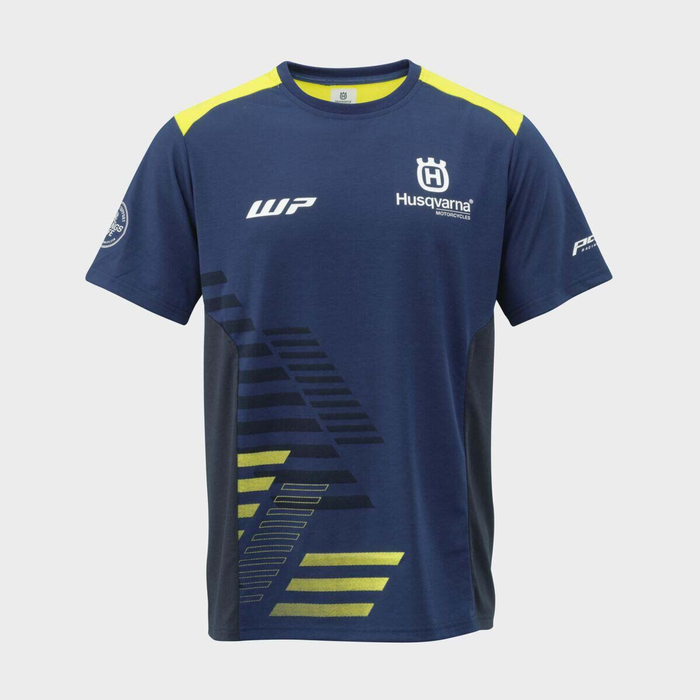 HUSQVARNA T-shirt Team T-shirt blå/gul